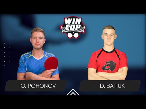10:00 Oleksandr Pohonov - Dmytro Batiuk West 1 WIN CUP 15.07.2024 | Table Tennis WINCUP