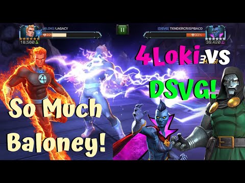 So Much Baloney In War! 4Loki vs DSVG! Munash/Swedeah! - Marvel Contest of Champions