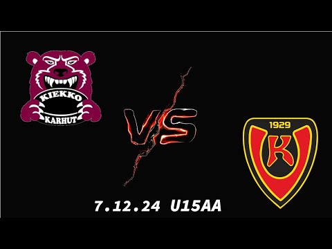 7.12.24 Kiekko-Karhut - KOOVEE Yellow,  U15AA