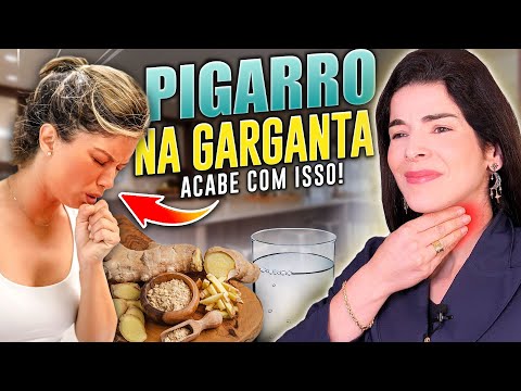 "Bolo" Preso na Garganta? Pigarro na Garganta? Muco, Tosse? ACABE COM ISSO!