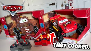 2026 Disney Store RC All Terrain Lightning McQueen & Mater: They Cooked | Unboxing & Run