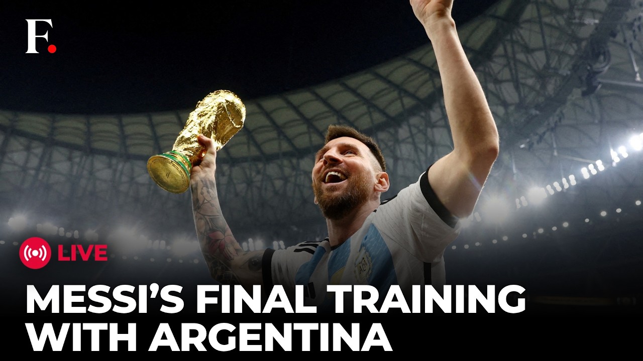 LIVE: Lionel Messi Trains With Argentina For Final Time Ahead Of Emotional Farewell Game