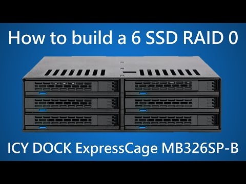 Serveris „Icy Dock Disk Array“ (MB742SP-B) video