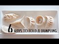 6 ways to fold a dumpling