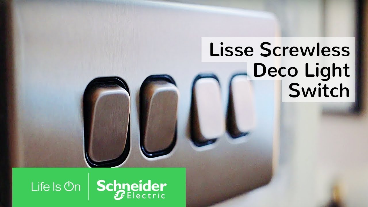 Schneider Electric GGBL1022BSSS Lisse Déco Sans Vis 10AX 2G