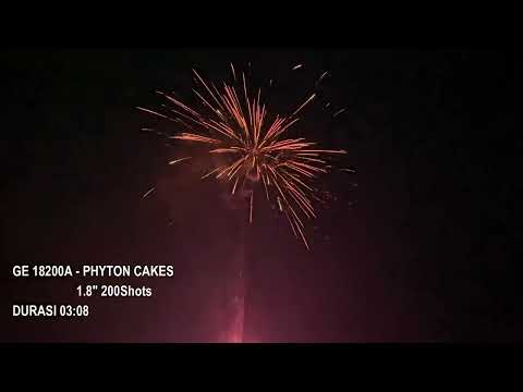 Phyton Cakes 200 Shots 1.8” GE 18200 A