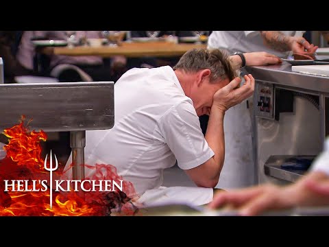 Gordon Is Brought To His Knees By Blue Team's 'Embarrassing' Service | Hell's Kitchen