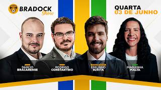 Bradock Show 03/06/26- EMILINHO, RODRIGO CONSTANTINO, DÁRCIO BRACARENSE E MAGUINHA MALTA