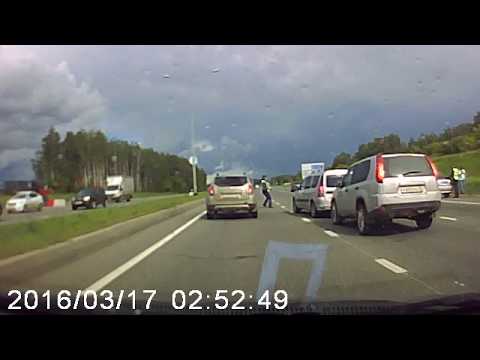 ДТП с участием сотрудника ДПС в Казани
