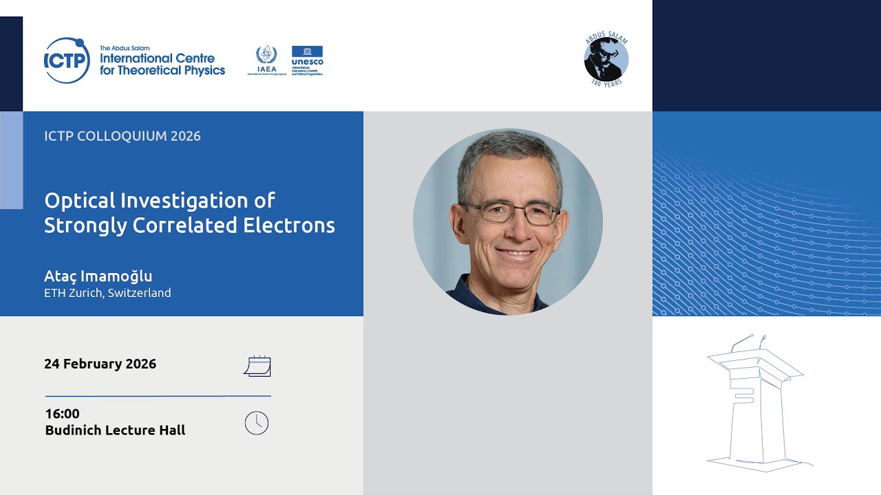 Optical investigation of strongly correlated electrons - ICTP Colloquium