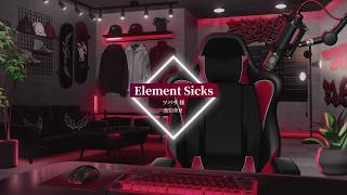 〔動く配信背景 / ご依頼〕Element Sicks  ツバサ様 〔制作：骨かるた〕