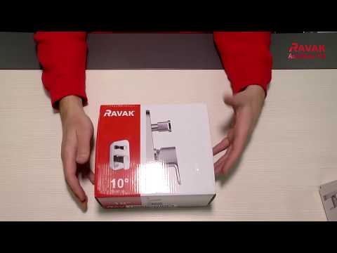 Смеситель Ravak 10° TD 061.00 скрытого монтажа с переключателем, для ванны и душа (X070068) видео