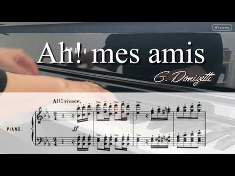 Ah! mes amis, Karaoke, La fille du régiment, Tonio, G.Donizetti