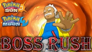 Pokémon Sun & Moon - All Kahuna Battles (All Grand Trials)