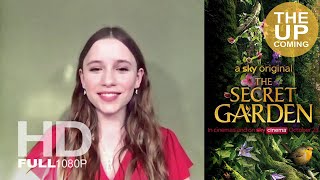 Dixie Egerickx interview on The Secret Garden on Sky video