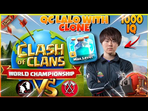 World championship finals 💥🏆Tribe gaming VS QW Stephanie 🎉Most heroic attack Gaku ( clash of clans )