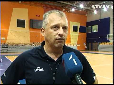 Latvijas sieviešu basketbola izlases treniņš