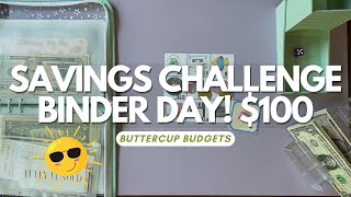 Savings Challenge Binder Day! | $100 |  May 14