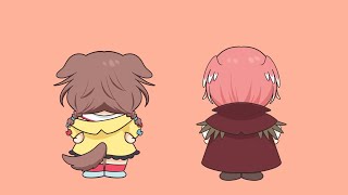 【手描き】ルイころ 大丈夫のうた【戌神ころね/鷹嶺ルイ/ホロライブ切り抜き】