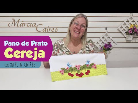 Tudo em Cima | Barradinho de Pano de Prato com Cerejas