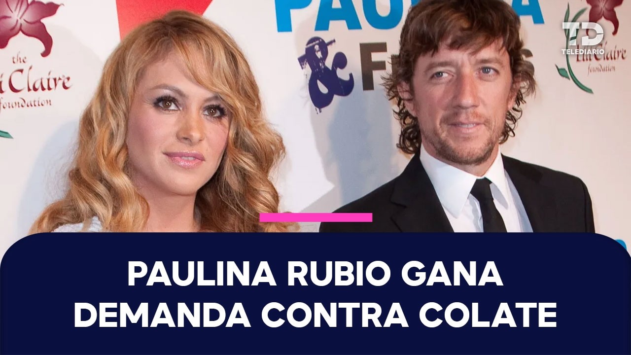 Paulina Rubio gana juicio contra Colate; su hijo se queda con ella