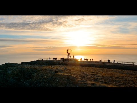 Am Nordkap zur Mitternachtssonne - at North Cape