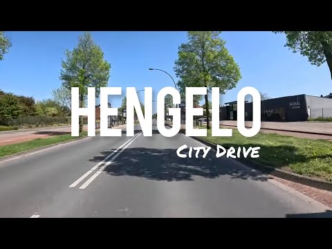 Hengelo, The Netherlands City Drive