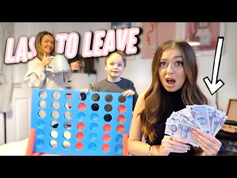 LAST TO LEAVE THE BEDROOM WINS £200
