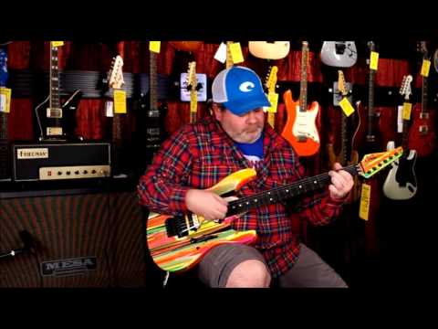 Suhr Modern Neon Drip with Friedman Pink Taco