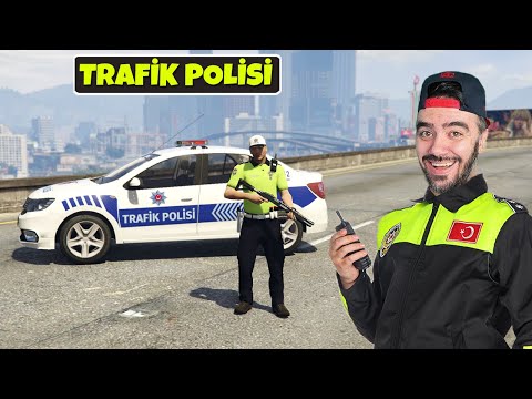 DIŞARI ÇIKMAK YASAK 24 SAAT TRAFIK POLISI OLDUM - GTA 5 MODS