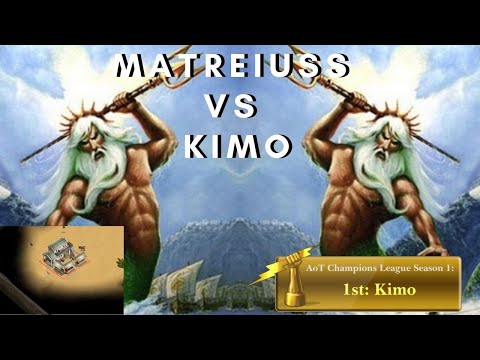 Matreiuss (Poseidon) vs Kimo (Poseidon) - Age of Mythology: The Titans (Game 1)