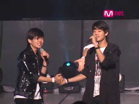 080904 Mnet M Countdown SHINee & Super Junior   Miracle Special Stage Rehearsal