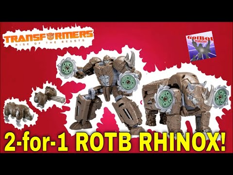 2-for-1 Transformers ROTB Voyager and Battle Master Rhinox - GotBot True Review 1166