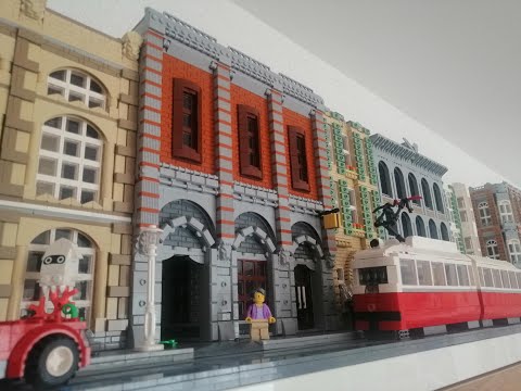 Wellnessbereich & Post werden FERTIG! - Bau einer Lego-Stadt Teil 36 - Die Post [2]