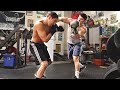 SPARRING SESH WITH THE BRO..