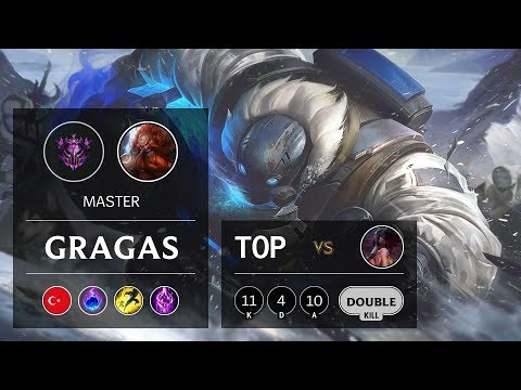 Gragas Top vs Akali - TR Master Patch 9.23