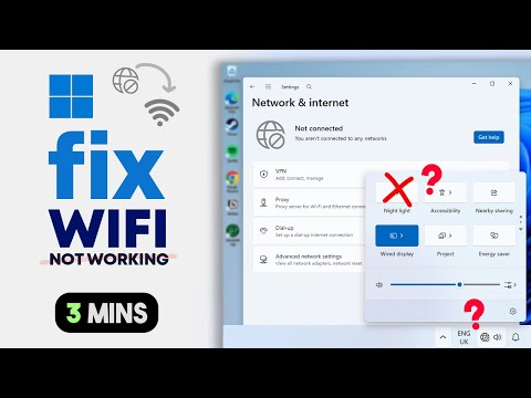ИСПРАВЛЕНИЕ НЕОТОБРАЖЕНИЯ WIFI В Windows 11 И 10 (НОУТБУК И ПК)