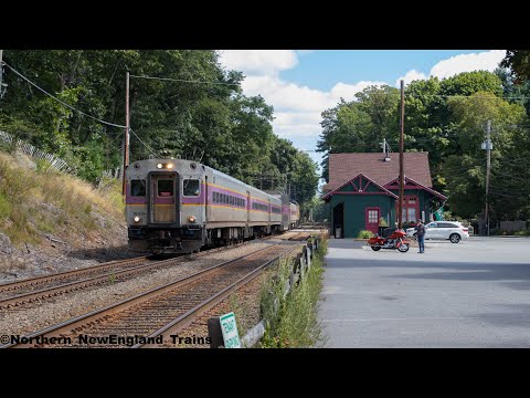 3 MBTA Trains in Beverly, MA 9-7-19 and 9-8-19