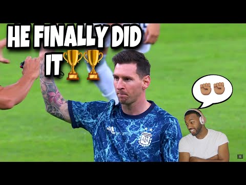CONGRATATULATIONS KING....Lionel Messi Destroyed Brazil and Won First International Trophy(REACTION)
