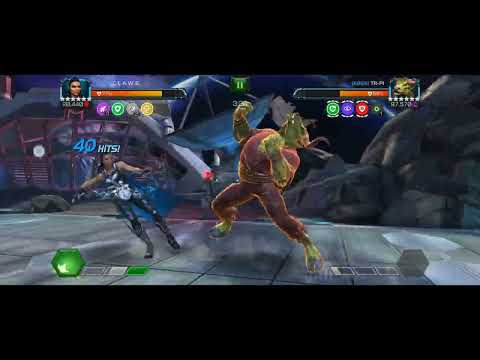MCOC AW R4 Valkyrie vs. R4 Rintrah Boss