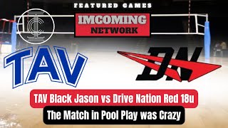 TAV Black Jason vs Drive Nation Red 18U