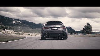 Video: Akrapovic Evolution Line Titan Sportauspuff-Komplettanlage ab OPF Audi RS6 Avant C8 4K 