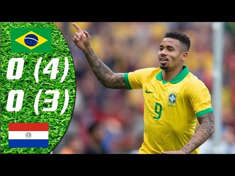Brazil VS Paraguay Quarter Final Copa America 2019 Highlights & Penalties - Destacados