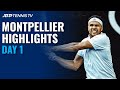 Tsonga takes on Korda; Sonego & Gaston clash | Montpellier 2021 Highlights Day 1