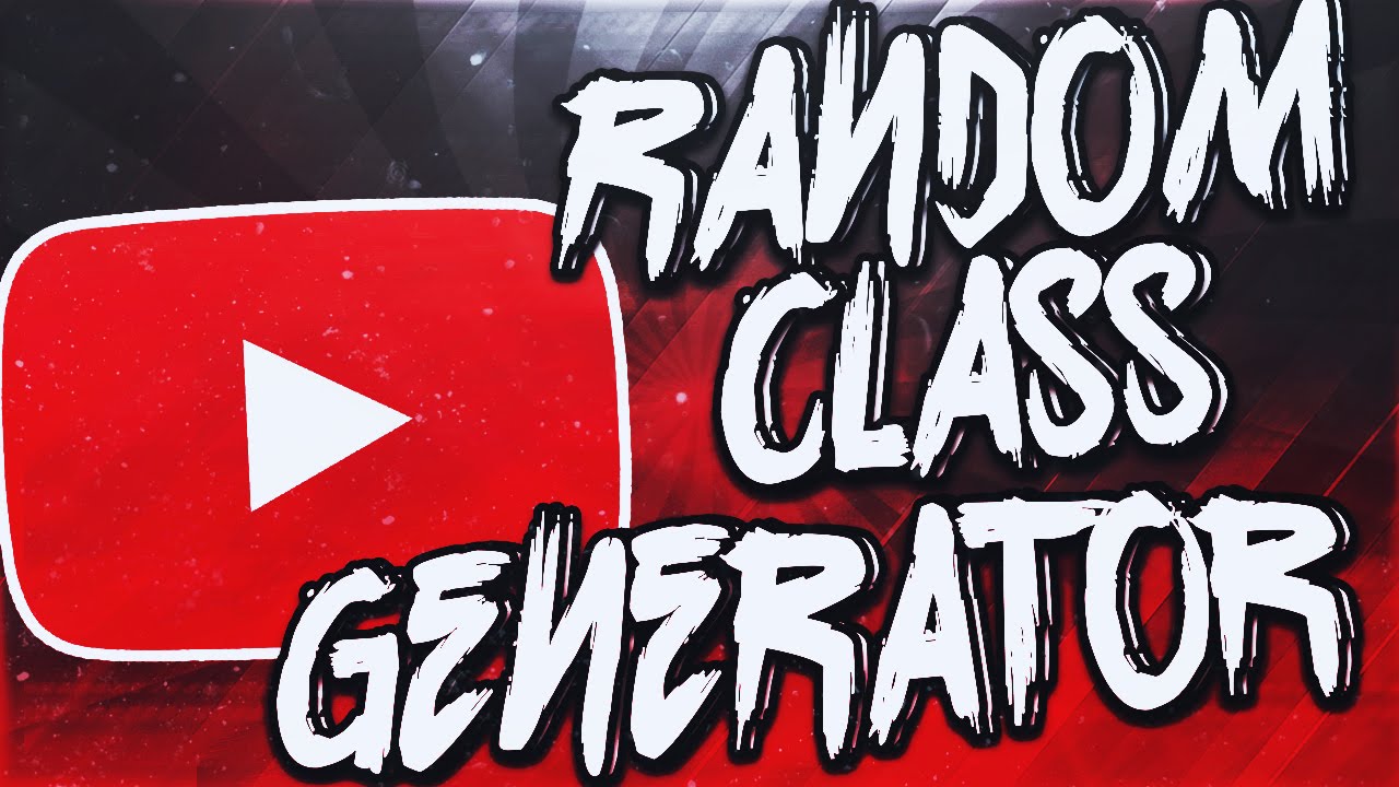 RANDOM CLASS GENERATOR (Collab + Shoutout Series)