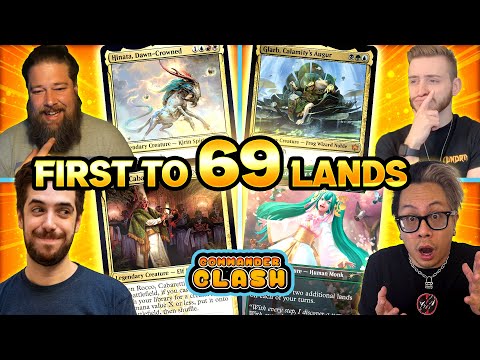 First to 69 Lands Wins! | Commander Clash