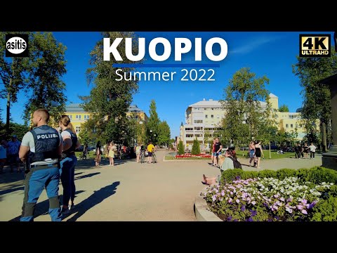 Kuopio City Summer Walk 2022 - Finland's second-most densely populated city