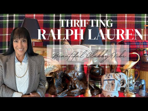 Goodwill Delivers Old World Ralph Lauren Vintage Decor!!