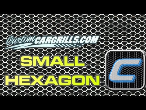 Small Hexagon Universal Aluminum Grill Mesh - by customcargrills.com
