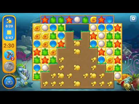 Fishdom level 17 Gameplay (iOS Android)